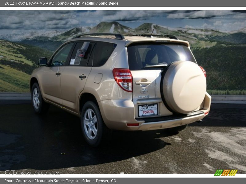 Sandy Beach Metallic / Sand Beige 2012 Toyota RAV4 V6 4WD