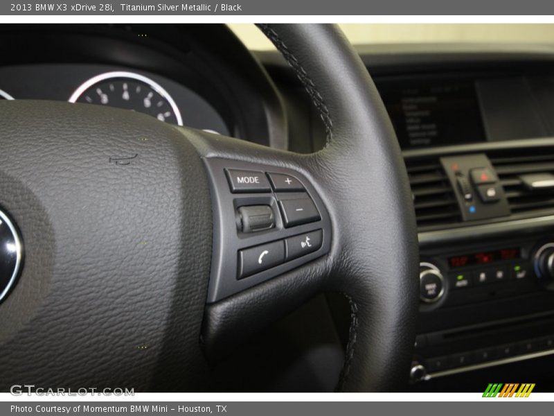 Controls of 2013 X3 xDrive 28i