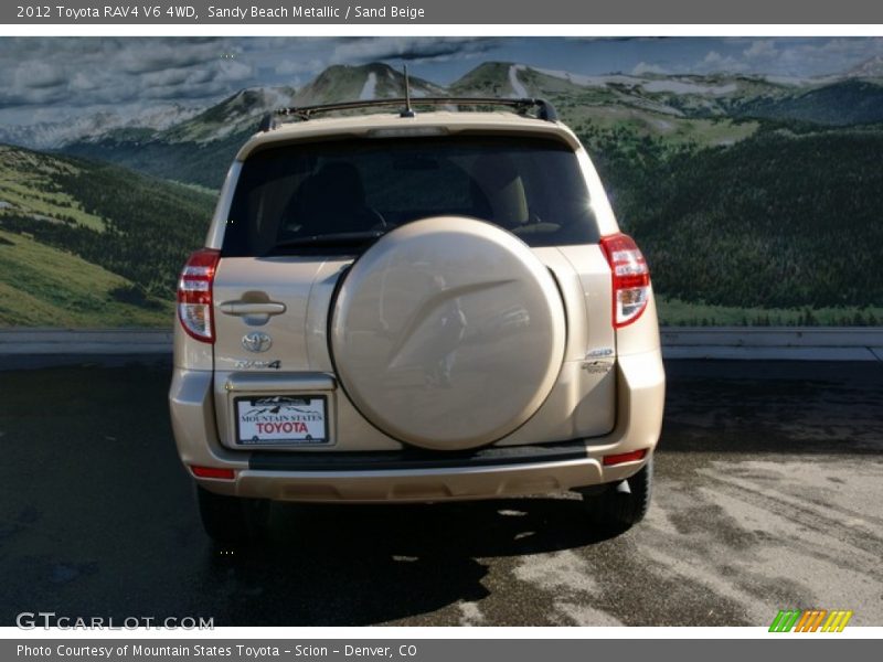 Sandy Beach Metallic / Sand Beige 2012 Toyota RAV4 V6 4WD