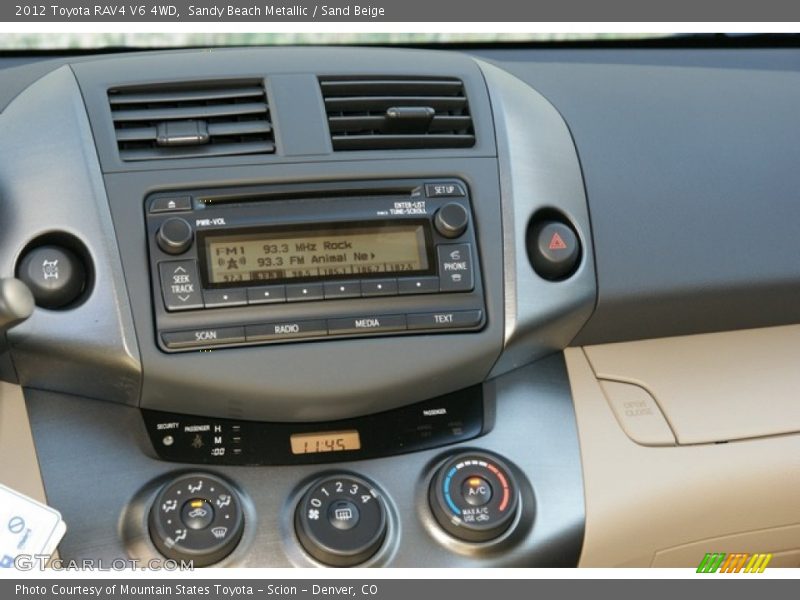 Sandy Beach Metallic / Sand Beige 2012 Toyota RAV4 V6 4WD