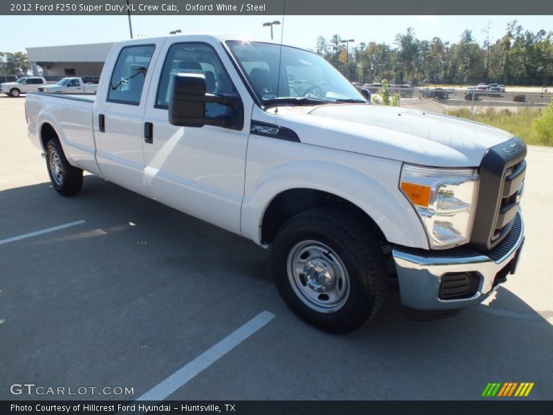 Oxford White / Steel 2012 Ford F250 Super Duty XL Crew Cab