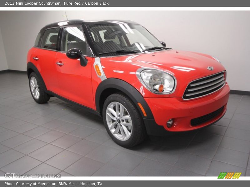 Pure Red / Carbon Black 2012 Mini Cooper Countryman