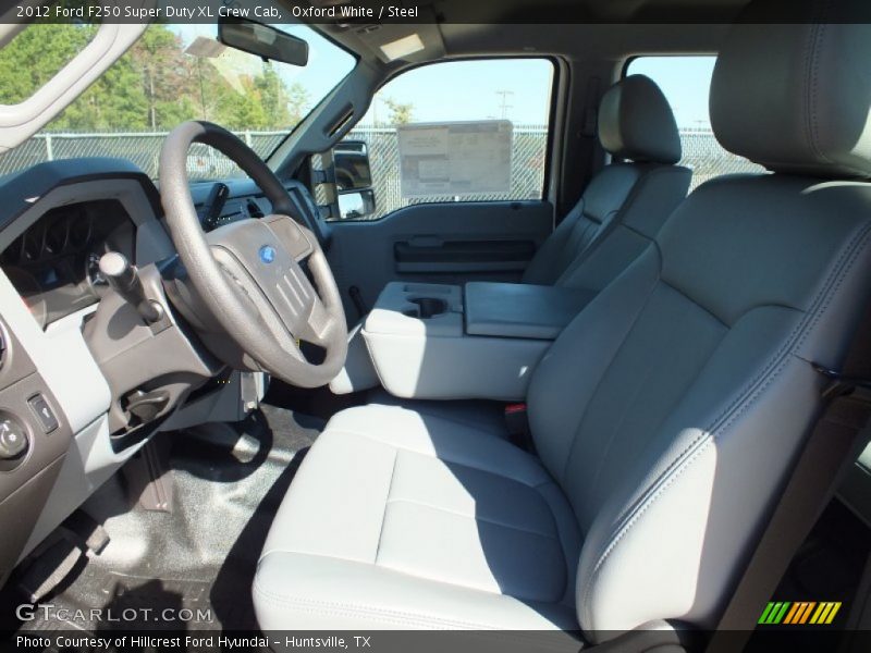 Oxford White / Steel 2012 Ford F250 Super Duty XL Crew Cab