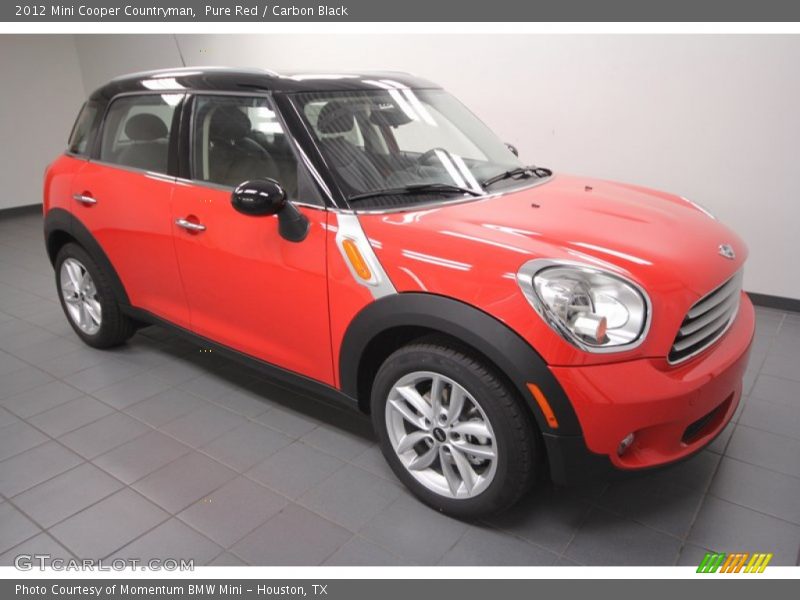 Pure Red / Carbon Black 2012 Mini Cooper Countryman