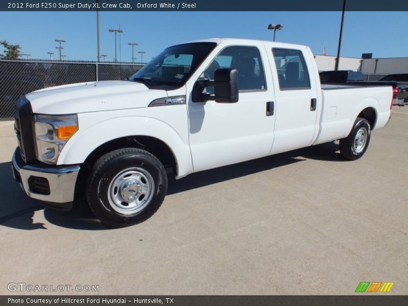 Oxford White / Steel 2012 Ford F250 Super Duty XL Crew Cab