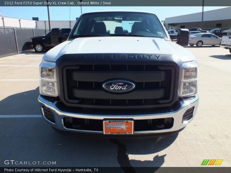 Oxford White / Steel 2012 Ford F250 Super Duty XL Crew Cab