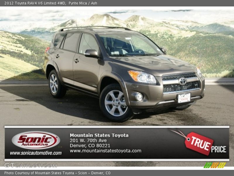 Pyrite Mica / Ash 2012 Toyota RAV4 V6 Limited 4WD