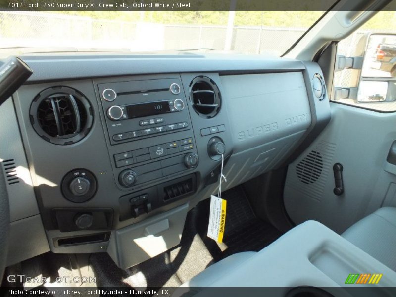 Oxford White / Steel 2012 Ford F250 Super Duty XL Crew Cab