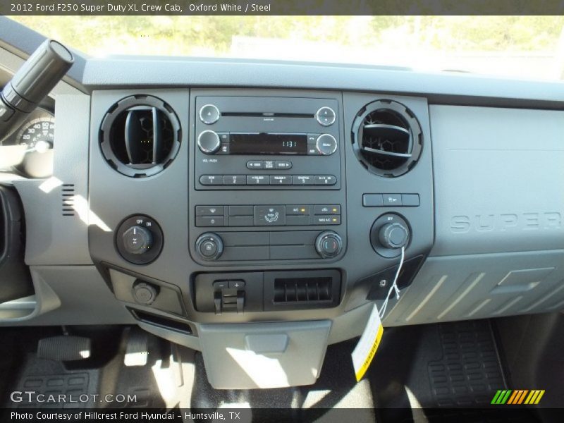 Oxford White / Steel 2012 Ford F250 Super Duty XL Crew Cab