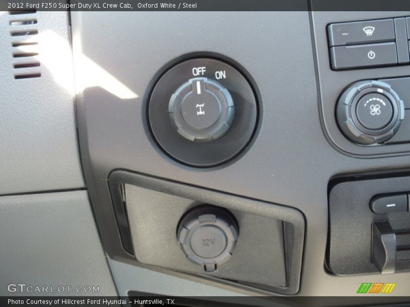 Oxford White / Steel 2012 Ford F250 Super Duty XL Crew Cab