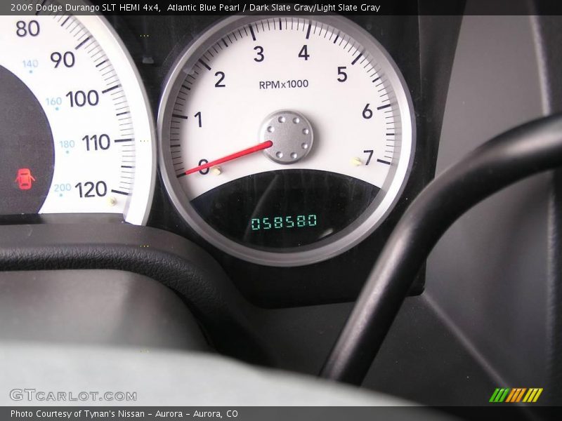 Atlantic Blue Pearl / Dark Slate Gray/Light Slate Gray 2006 Dodge Durango SLT HEMI 4x4