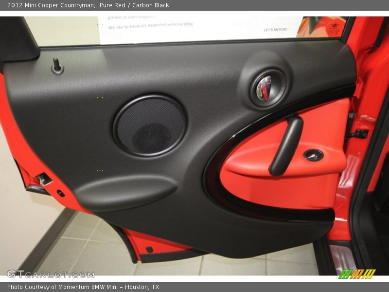 Pure Red / Carbon Black 2012 Mini Cooper Countryman
