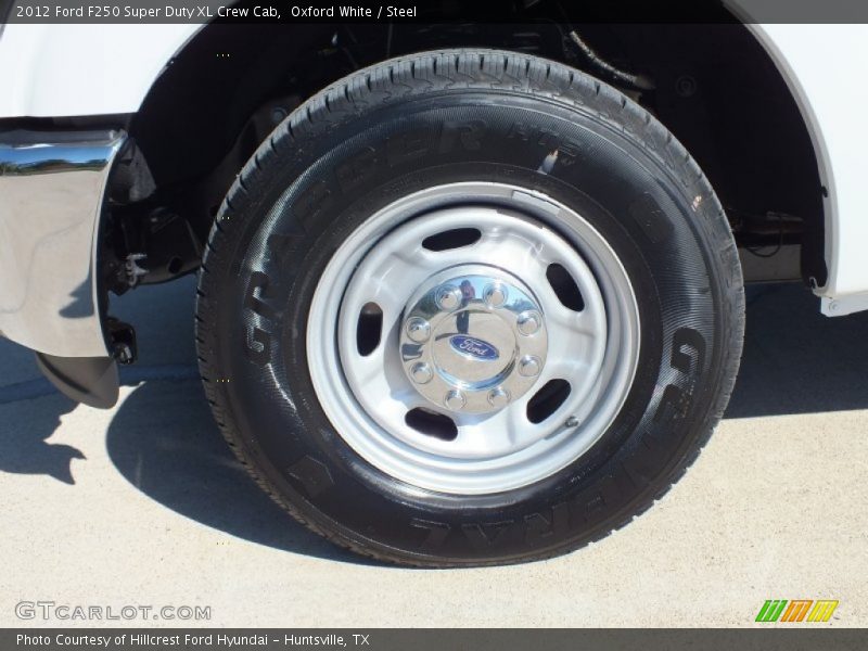 Oxford White / Steel 2012 Ford F250 Super Duty XL Crew Cab