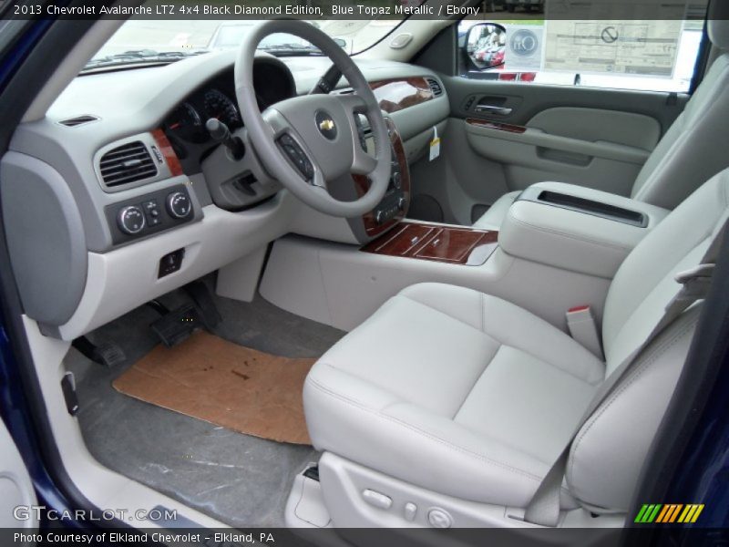  2013 Avalanche LTZ 4x4 Black Diamond Edition Ebony Interior