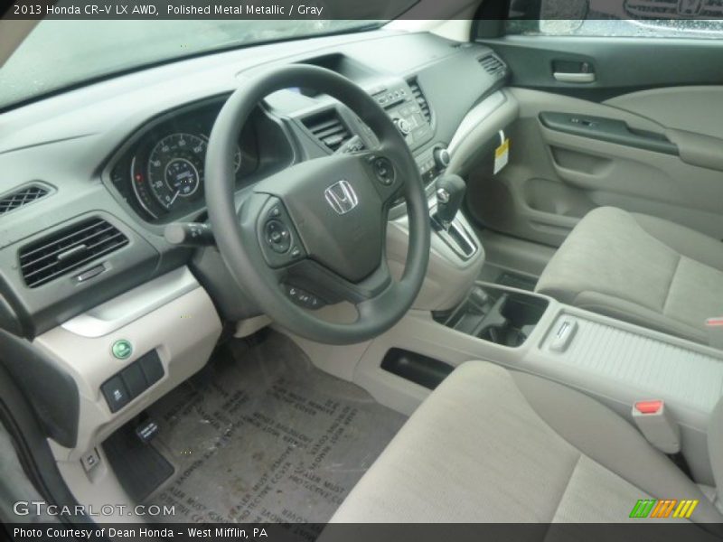 Polished Metal Metallic / Gray 2013 Honda CR-V LX AWD