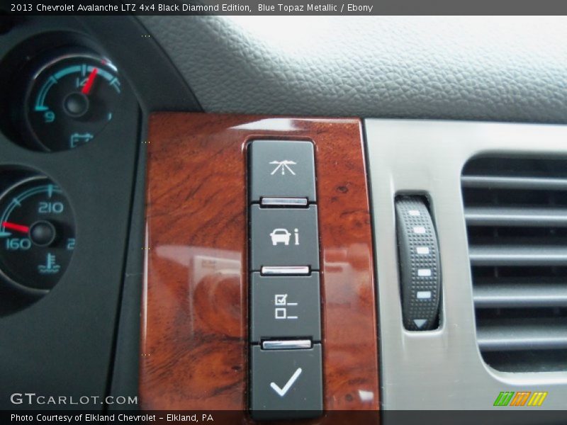 Blue Topaz Metallic / Ebony 2013 Chevrolet Avalanche LTZ 4x4 Black Diamond Edition