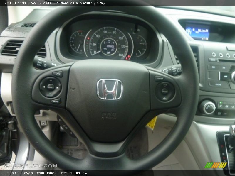 Polished Metal Metallic / Gray 2013 Honda CR-V LX AWD