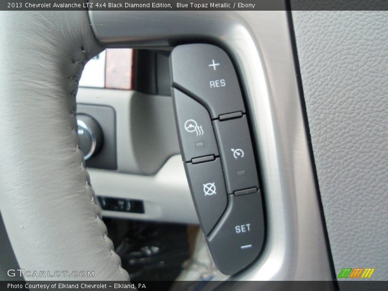 Blue Topaz Metallic / Ebony 2013 Chevrolet Avalanche LTZ 4x4 Black Diamond Edition