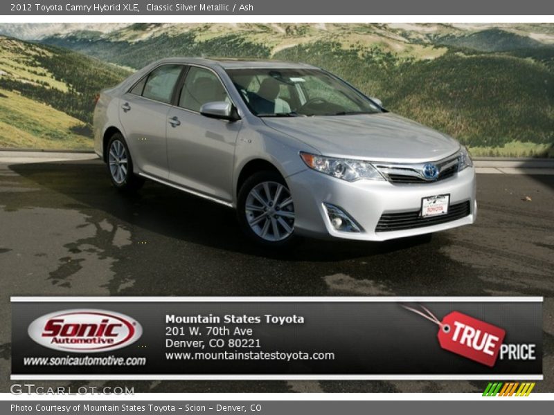 Classic Silver Metallic / Ash 2012 Toyota Camry Hybrid XLE