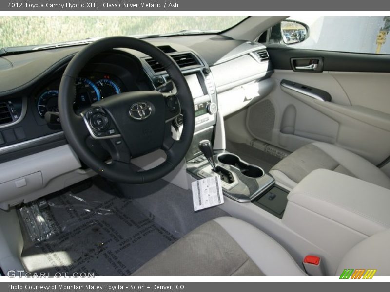 Classic Silver Metallic / Ash 2012 Toyota Camry Hybrid XLE
