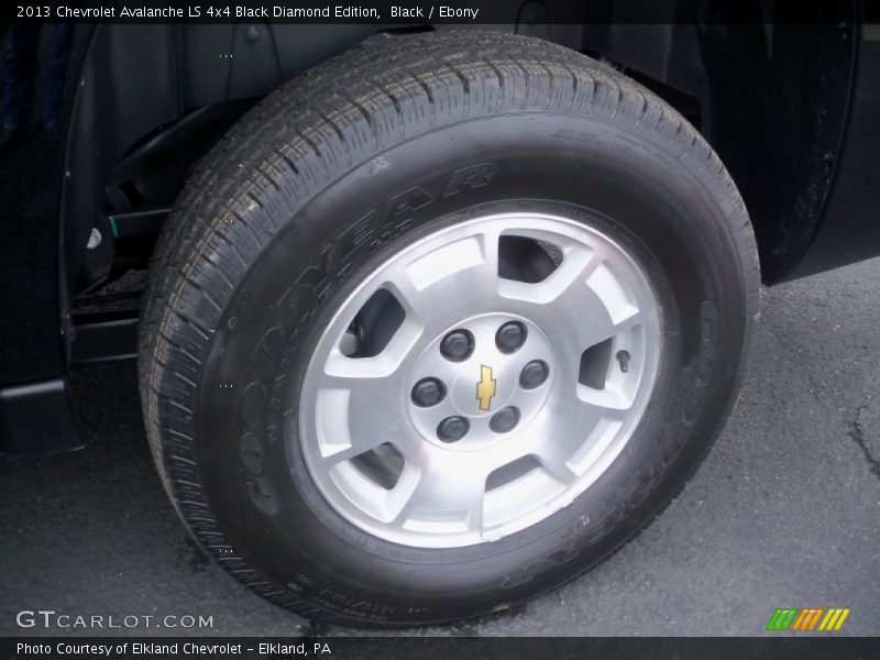 Black / Ebony 2013 Chevrolet Avalanche LS 4x4 Black Diamond Edition