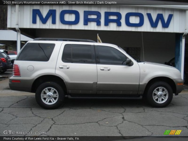 Silver Birch Metallic / Dark Graphite 2003 Mercury Mountaineer Convenience AWD