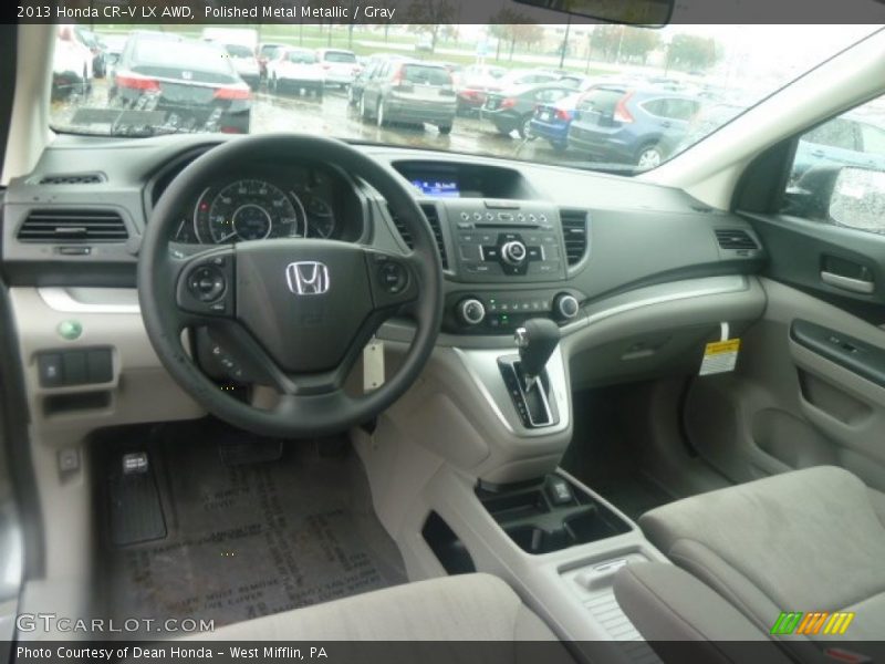 Polished Metal Metallic / Gray 2013 Honda CR-V LX AWD