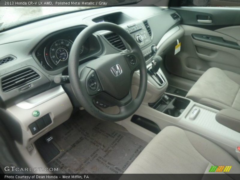 Polished Metal Metallic / Gray 2013 Honda CR-V LX AWD