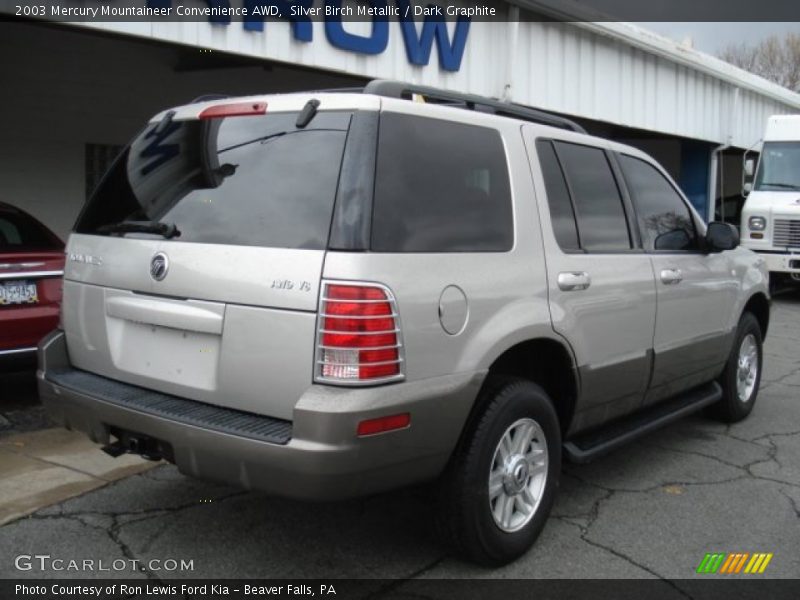Silver Birch Metallic / Dark Graphite 2003 Mercury Mountaineer Convenience AWD