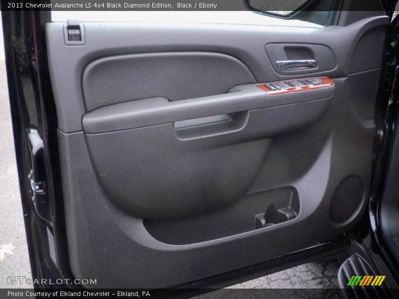 Black / Ebony 2013 Chevrolet Avalanche LS 4x4 Black Diamond Edition