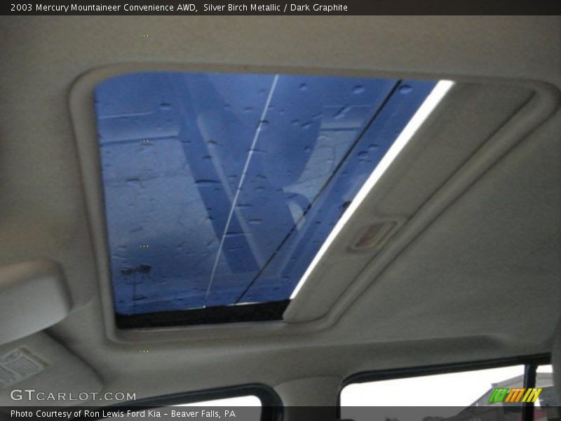 Silver Birch Metallic / Dark Graphite 2003 Mercury Mountaineer Convenience AWD