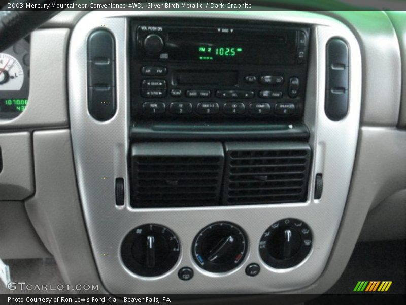 Silver Birch Metallic / Dark Graphite 2003 Mercury Mountaineer Convenience AWD