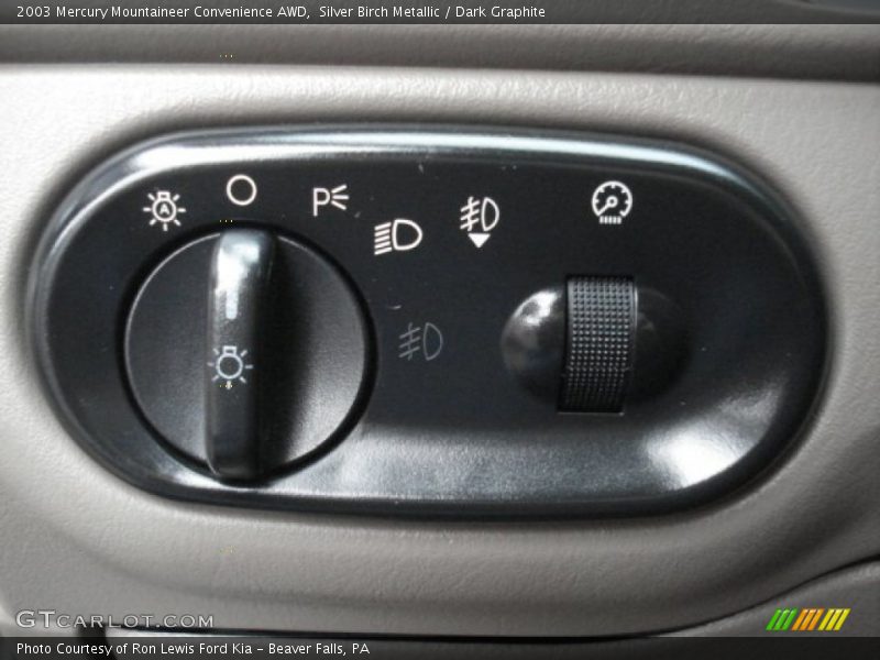 Silver Birch Metallic / Dark Graphite 2003 Mercury Mountaineer Convenience AWD