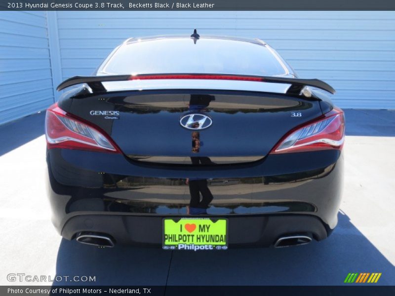 Becketts Black / Black Leather 2013 Hyundai Genesis Coupe 3.8 Track