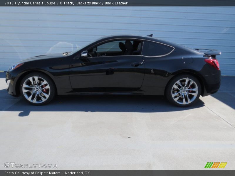Becketts Black / Black Leather 2013 Hyundai Genesis Coupe 3.8 Track