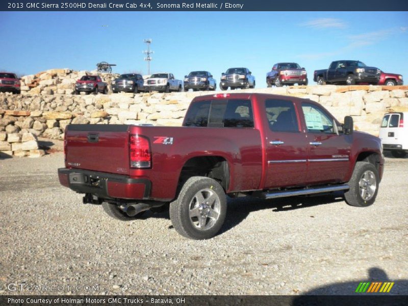 Sonoma Red Metallic / Ebony 2013 GMC Sierra 2500HD Denali Crew Cab 4x4