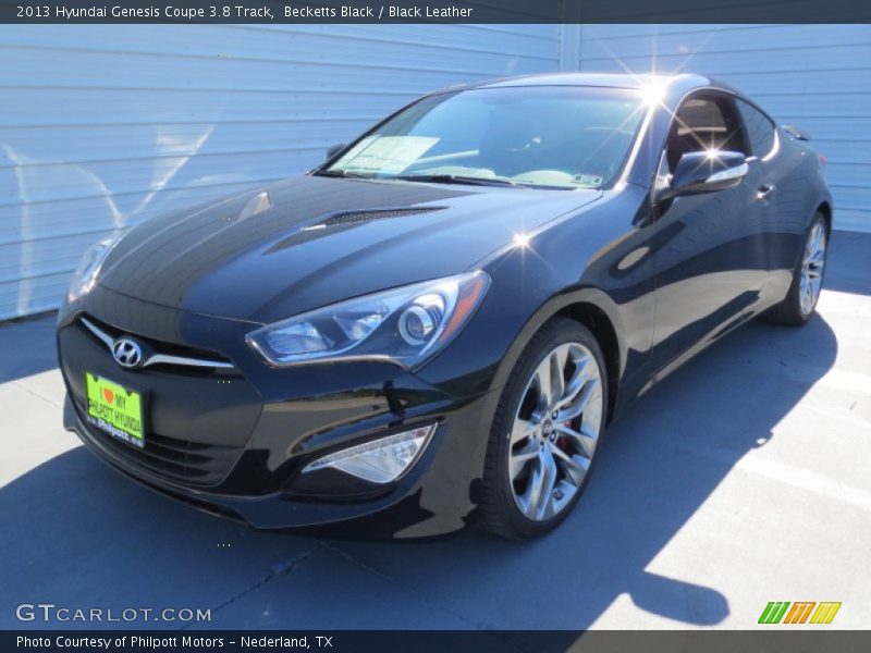 Becketts Black / Black Leather 2013 Hyundai Genesis Coupe 3.8 Track
