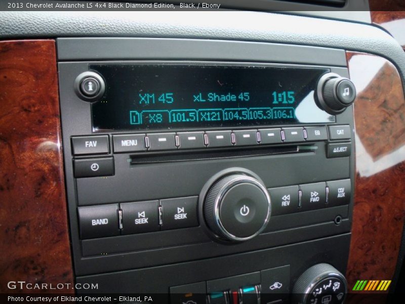 Black / Ebony 2013 Chevrolet Avalanche LS 4x4 Black Diamond Edition