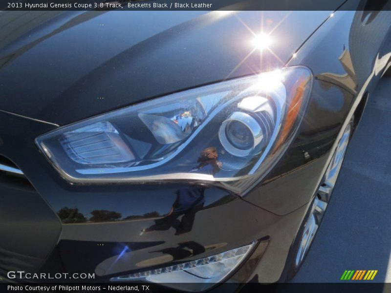 Becketts Black / Black Leather 2013 Hyundai Genesis Coupe 3.8 Track