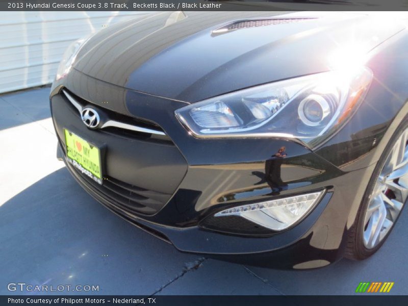 Becketts Black / Black Leather 2013 Hyundai Genesis Coupe 3.8 Track