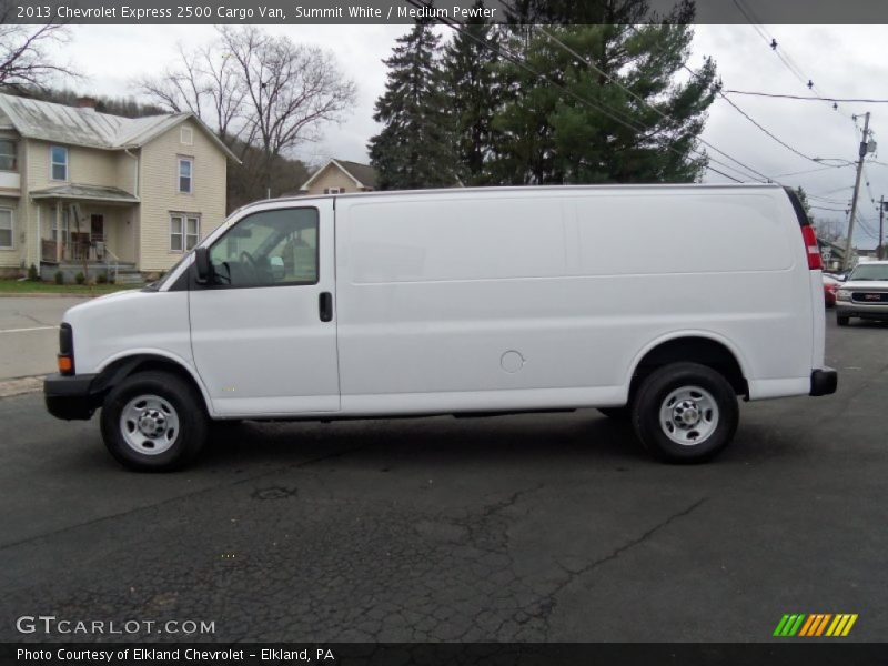 Summit White / Medium Pewter 2013 Chevrolet Express 2500 Cargo Van