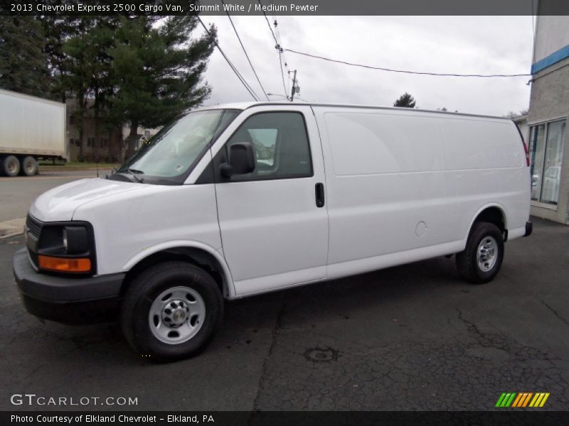 Summit White / Medium Pewter 2013 Chevrolet Express 2500 Cargo Van