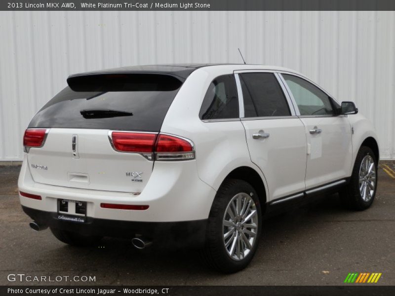 White Platinum Tri-Coat / Medium Light Stone 2013 Lincoln MKX AWD