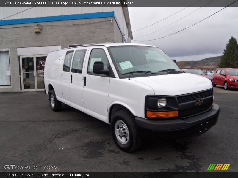 Summit White / Medium Pewter 2013 Chevrolet Express 2500 Cargo Van