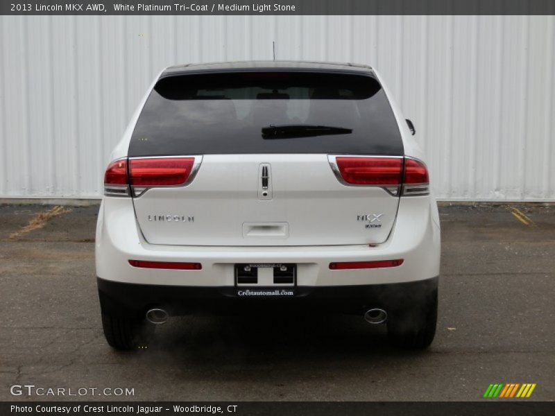 White Platinum Tri-Coat / Medium Light Stone 2013 Lincoln MKX AWD