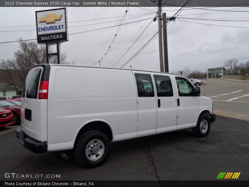 Summit White / Medium Pewter 2013 Chevrolet Express 2500 Cargo Van