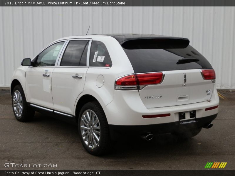 White Platinum Tri-Coat / Medium Light Stone 2013 Lincoln MKX AWD