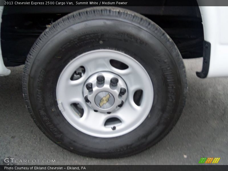 Summit White / Medium Pewter 2013 Chevrolet Express 2500 Cargo Van