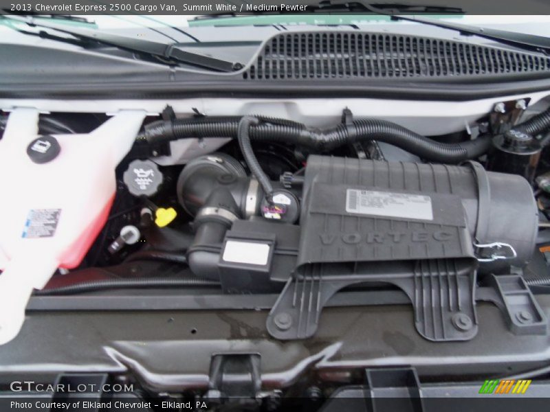 Summit White / Medium Pewter 2013 Chevrolet Express 2500 Cargo Van