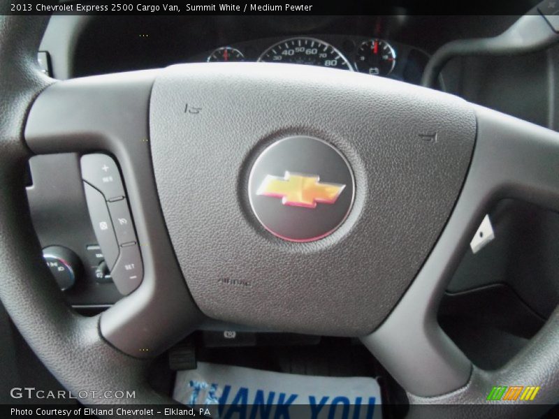 Summit White / Medium Pewter 2013 Chevrolet Express 2500 Cargo Van